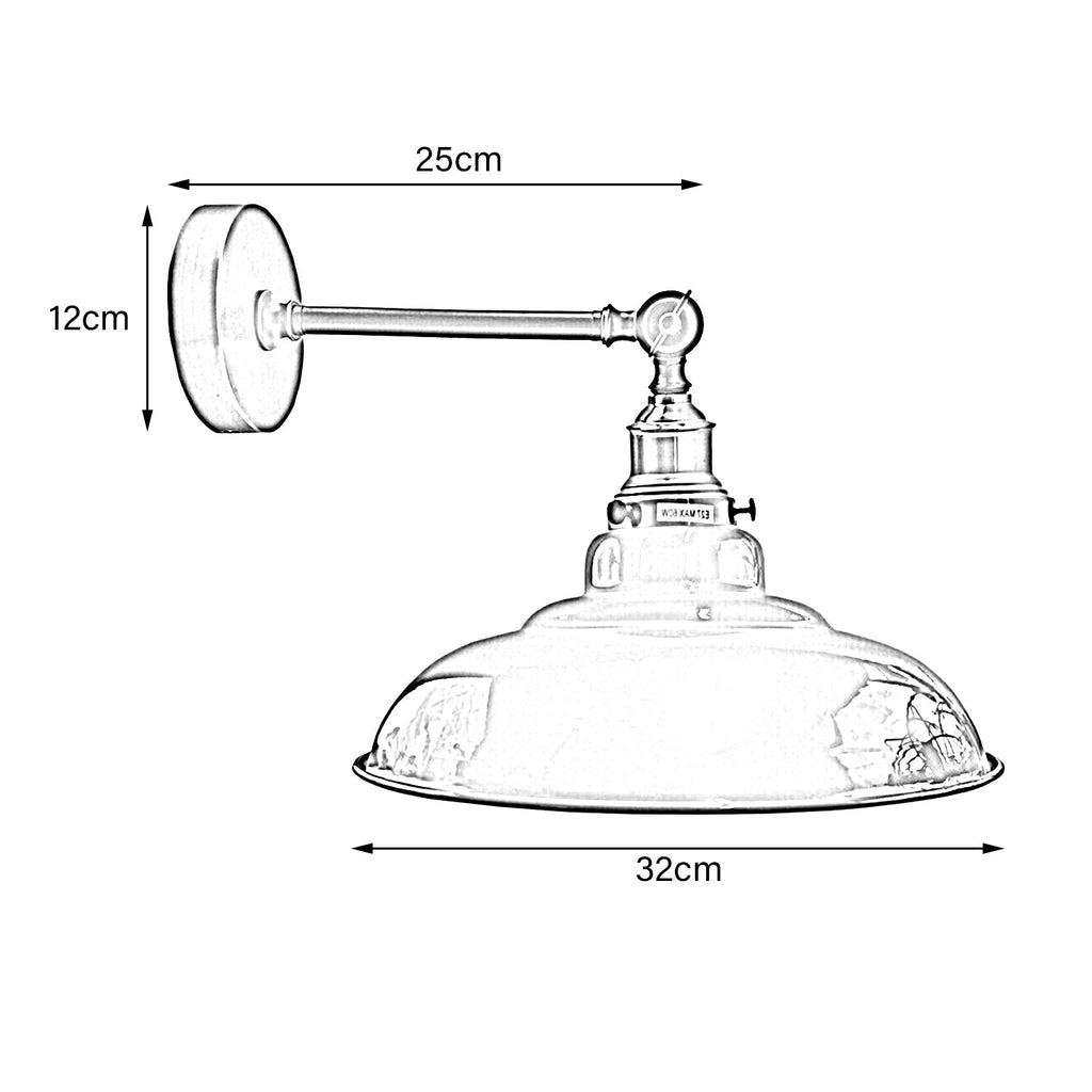 Green Shade With Adjustable Curvy Swing Arm Wall Light Fixture Loft