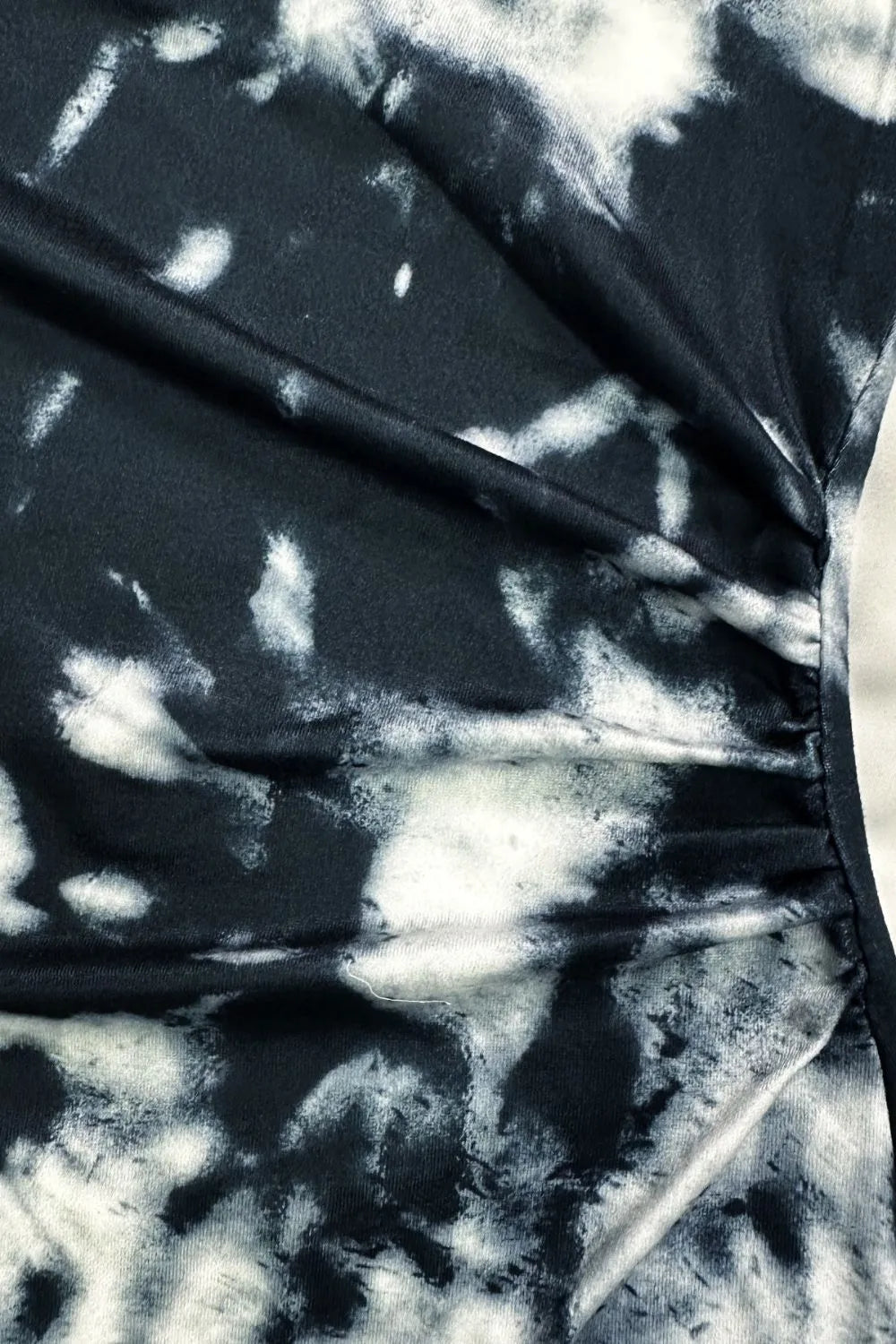 Sleeveless Tie Dye Bodycon Maxi Dress