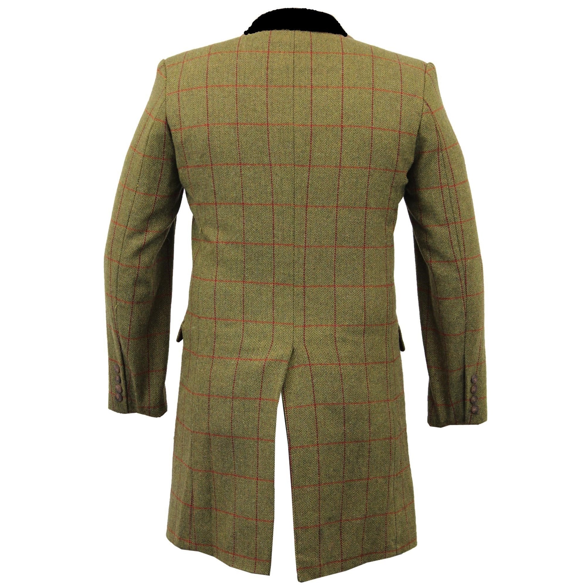 MAN Check Design Retro Mod Coat