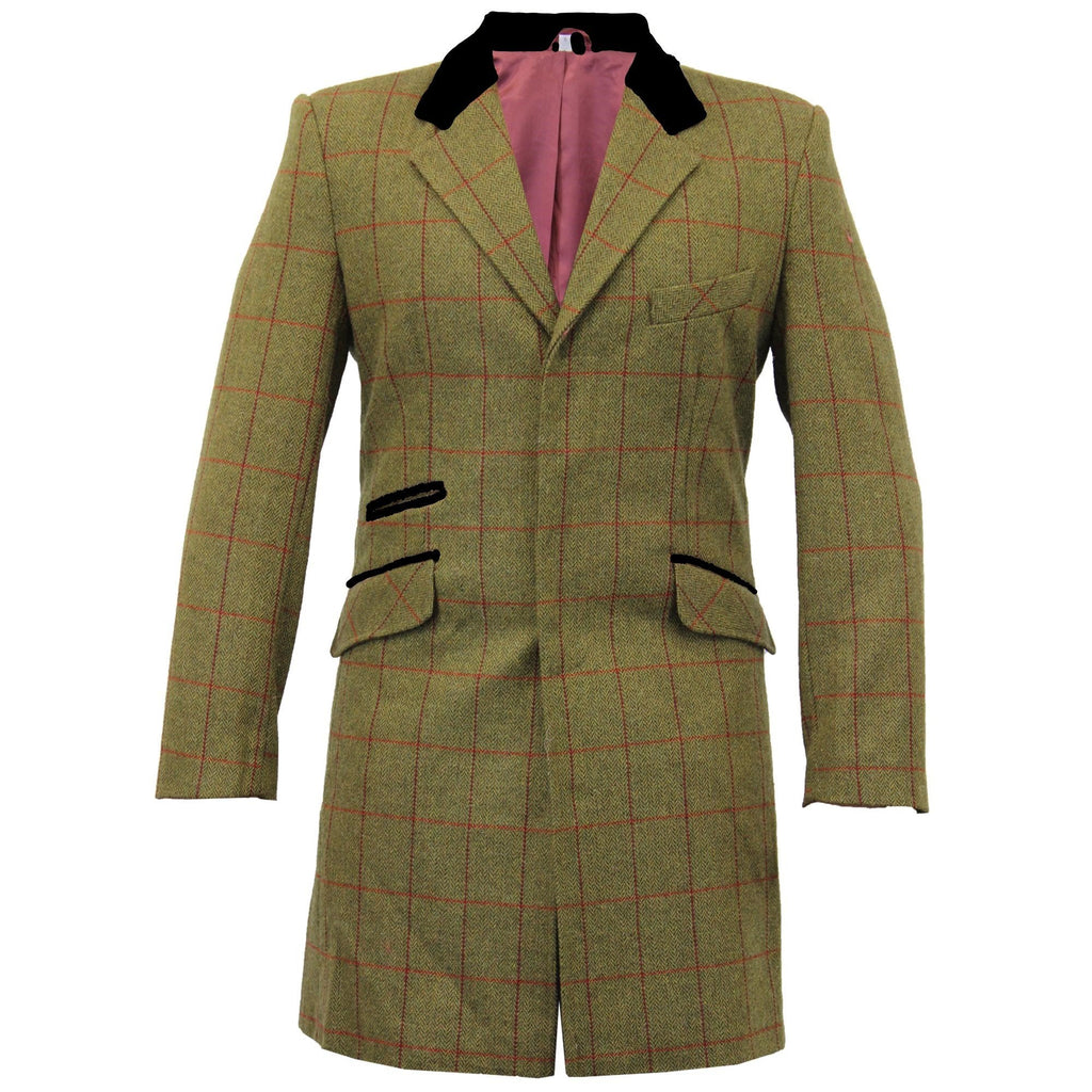 MAN Check Design Retro Mod Coat
