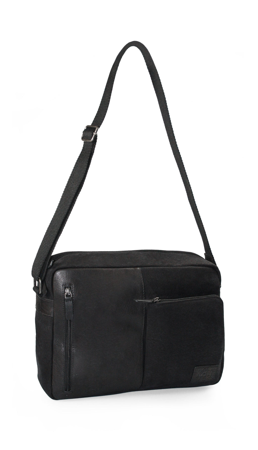 Messenger in Canvas/Vera Pelle, pieno fiore, volanata -