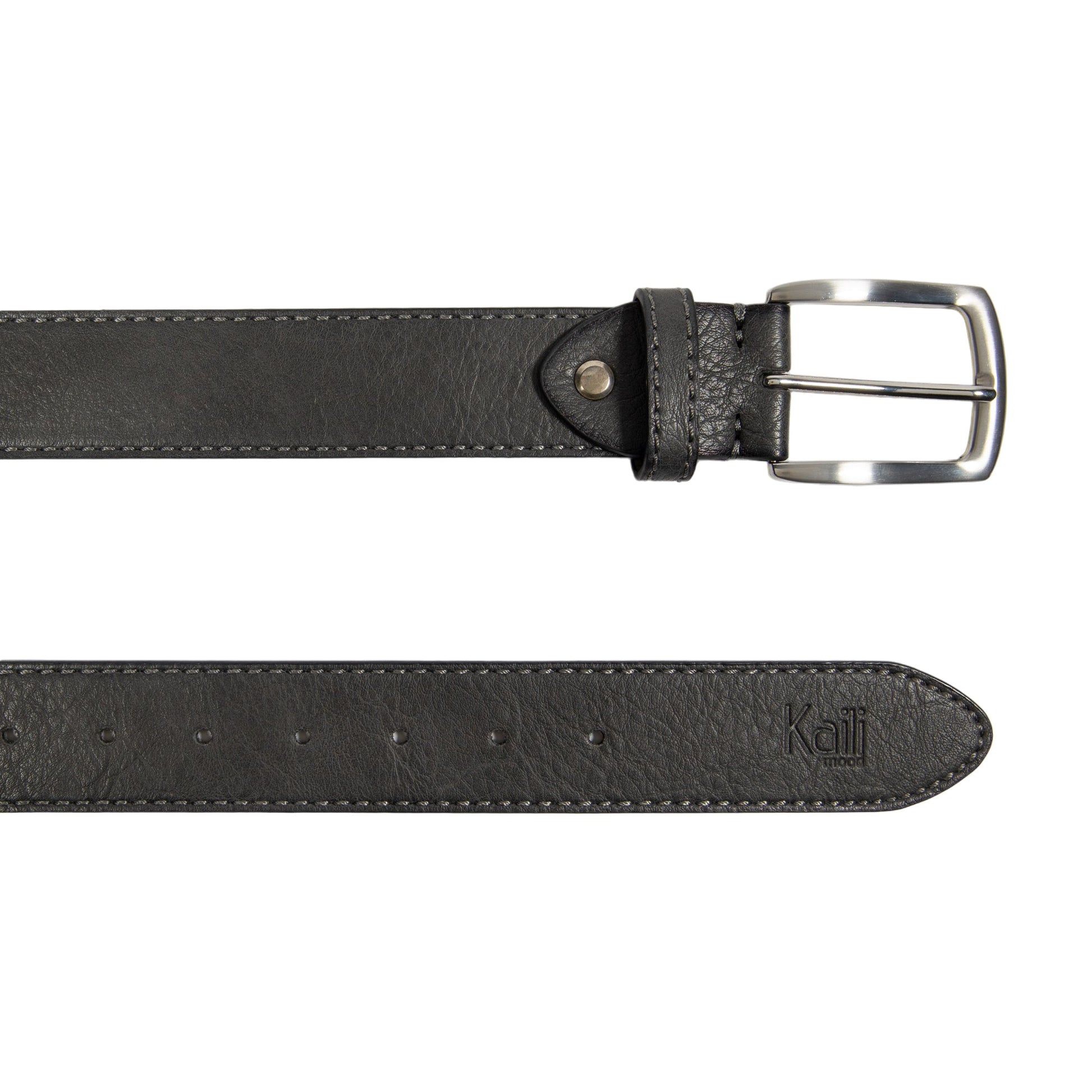 K4008KB | Men's Belt in Leather Lining with PU Finish.