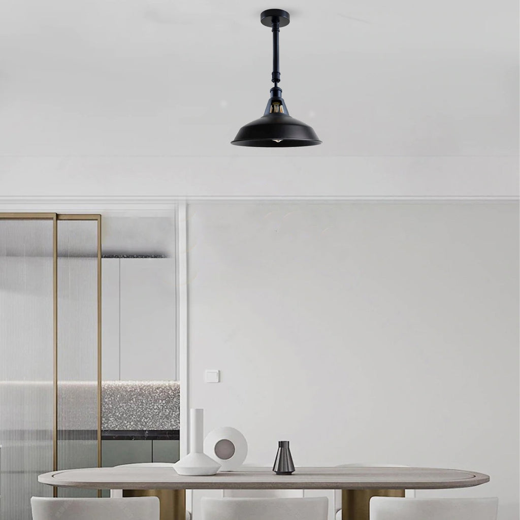 Black Metal Lampshade Industrial Retro Lighting Ceiling Light~1140