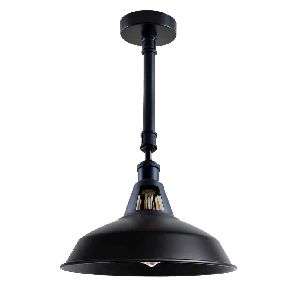 Black Metal Lampshade Industrial Retro Lighting Ceiling Light~1140