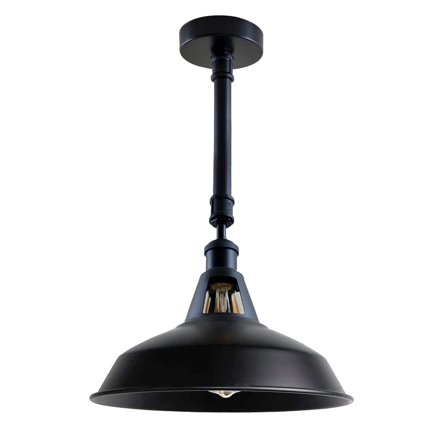Black Metal Lampshade Industrial Retro Lighting Ceiling Light~1140