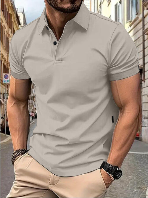 Short Sleeve Slim Men Polo Shirt