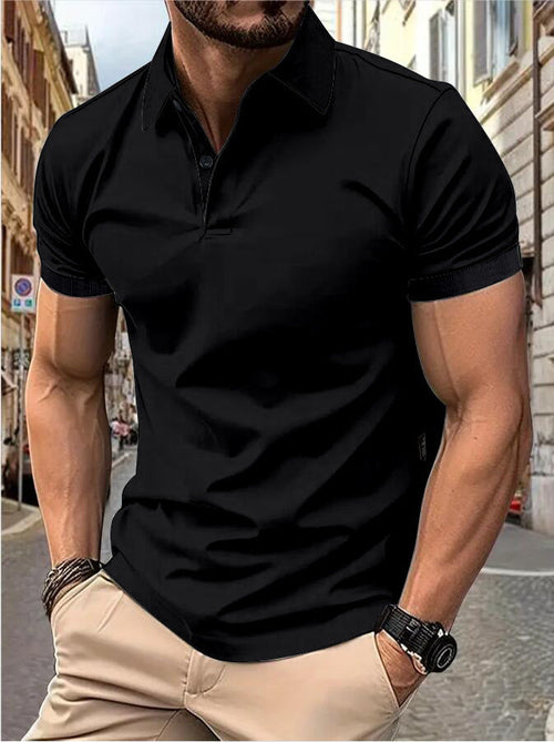 Short Sleeve Slim Men Polo Shirt