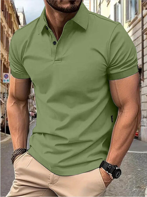 Short Sleeve Slim Men Polo Shirt