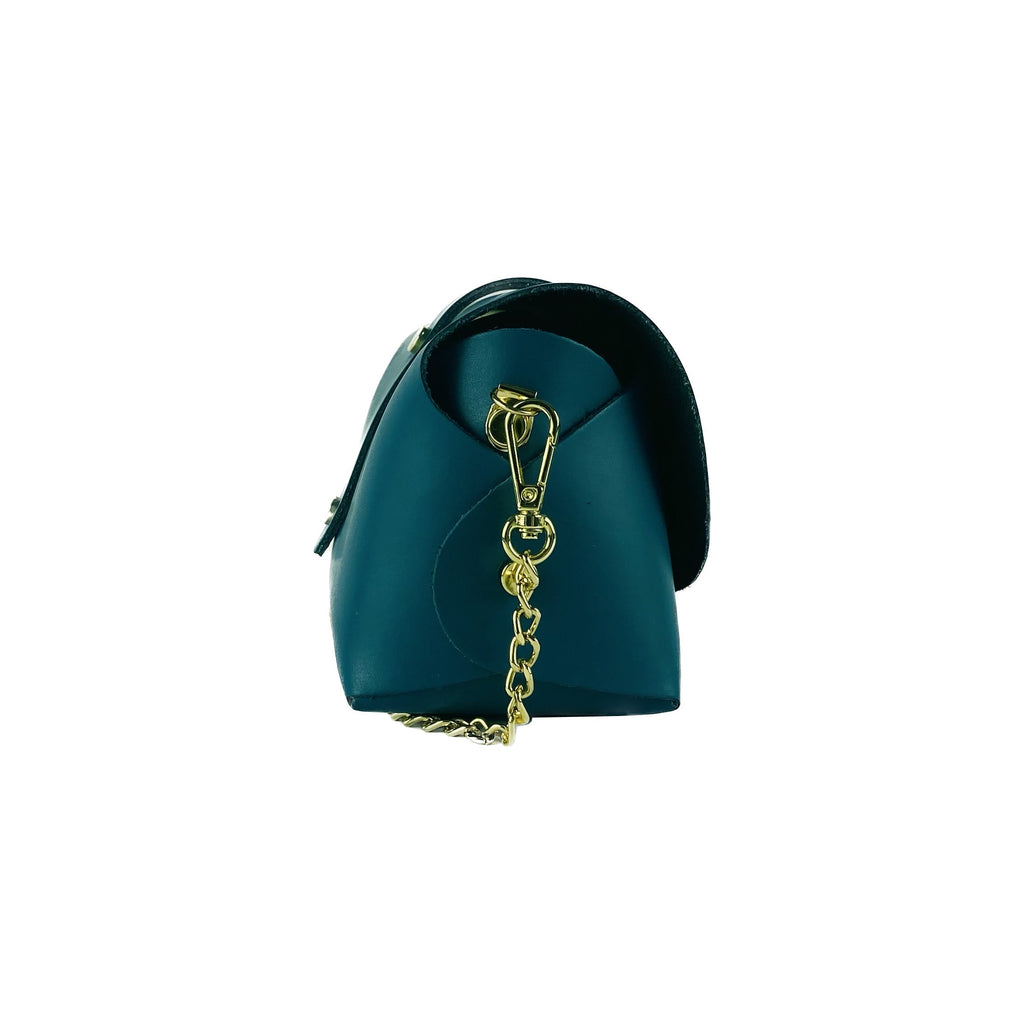 Small Genuine Leather Bag with Shoulder Strap