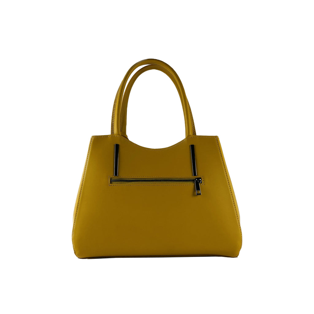 Genuine Leather Handbag with Shoulder Strap