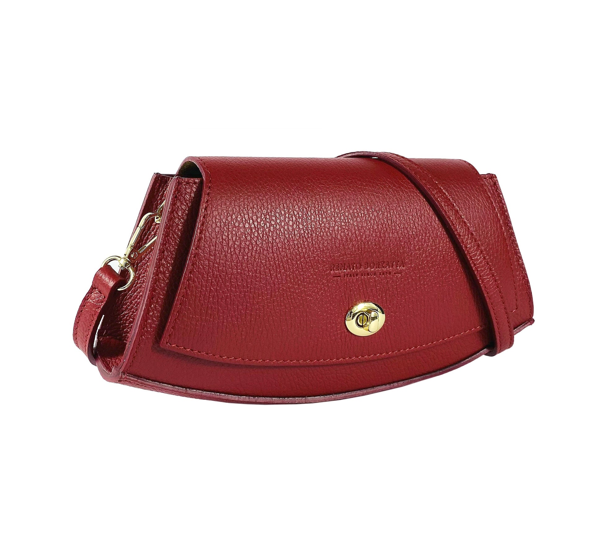 Women’s Genuine Leather Shoulder Bag Made in Italy with Strap
