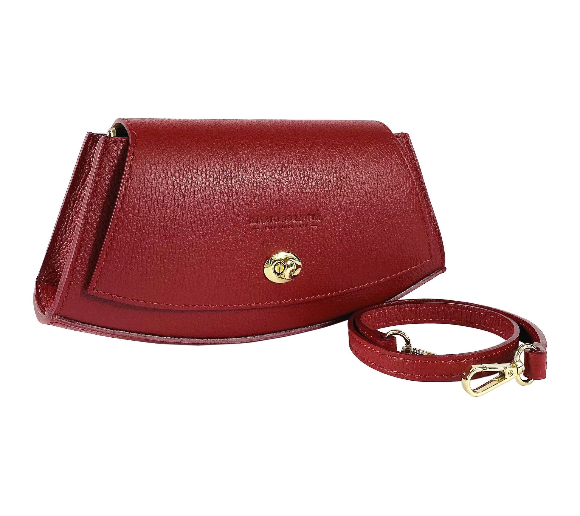Women’s Genuine Leather Shoulder Bag Made in Italy with Strap