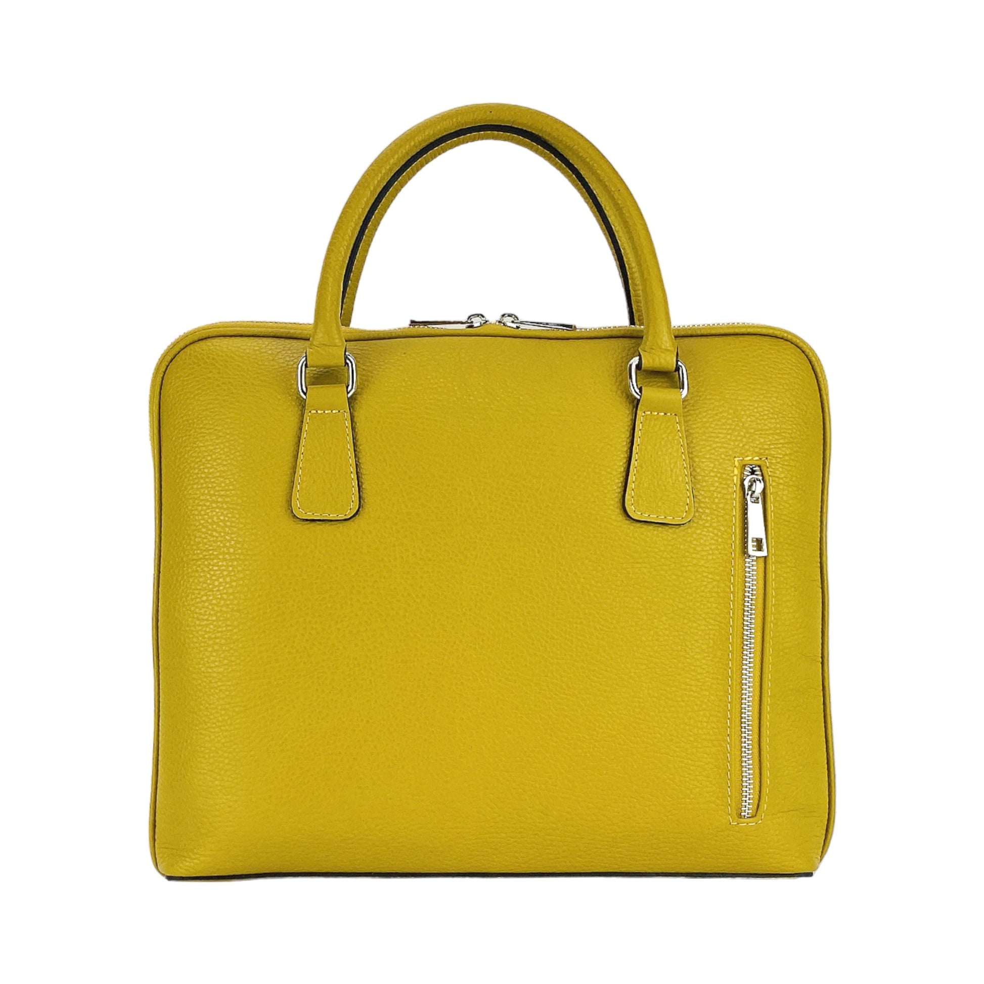 Unisex Business Briefcase in Genuine Leather – Made in Italy
