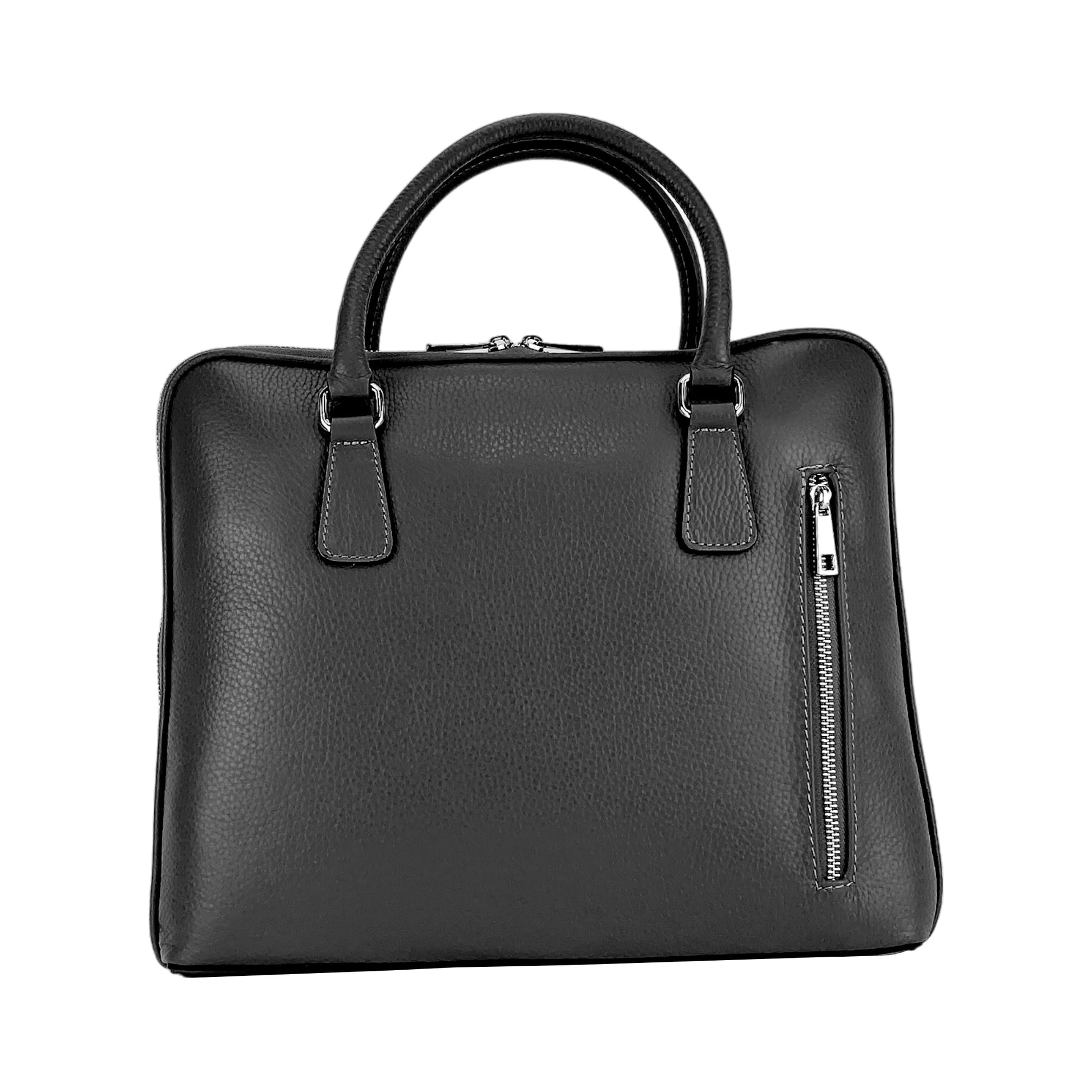 Unisex Business Briefcase in Genuine Leather – Made in Italy