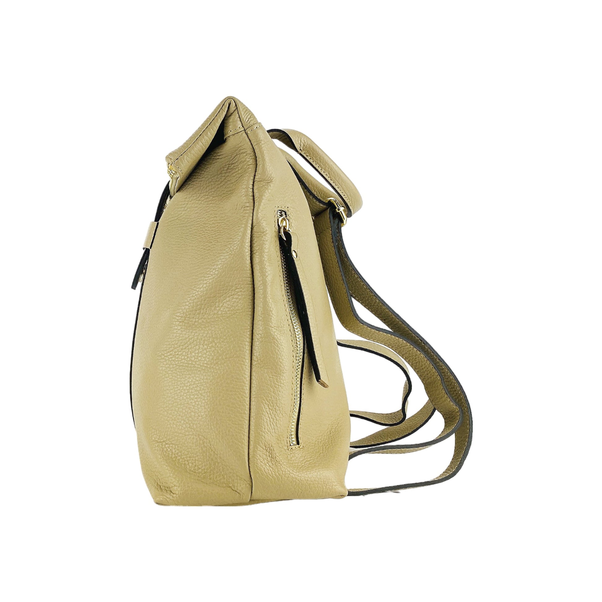 Women’s Soft Genuine Leather Backpack – Made in Italy