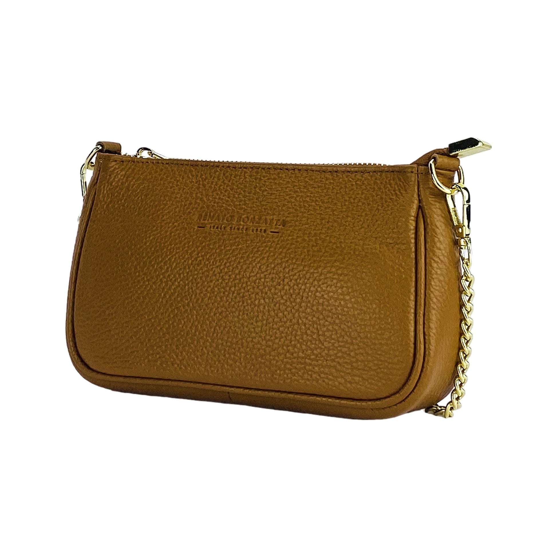 Small Genuine Leather Shoulder Bag – Made in Italy