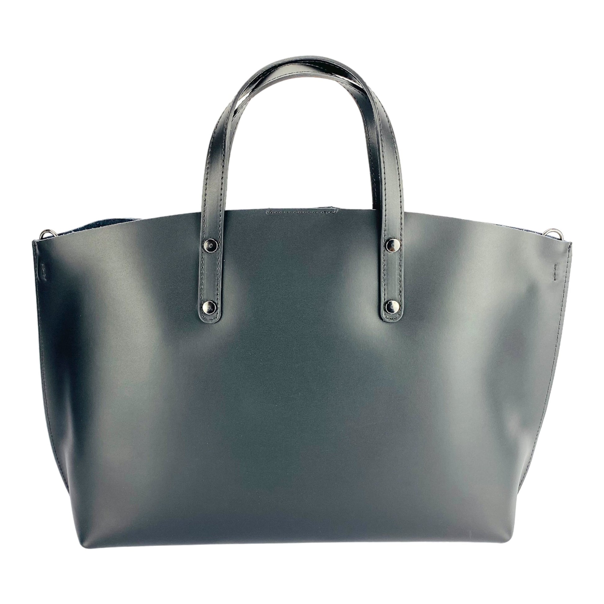 Women’s Genuine Leather Handbag Made in Italy with Shoulder Strap
