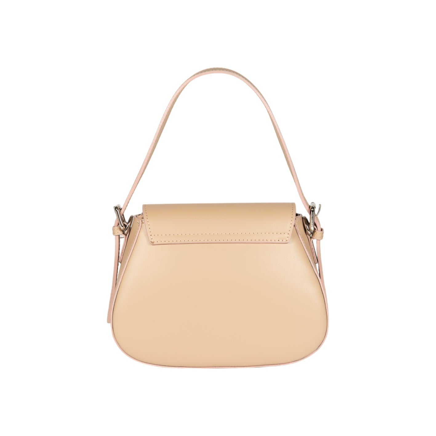 Women’s EMMA Leather Shoulder Bag with Flap – Made in Italy
