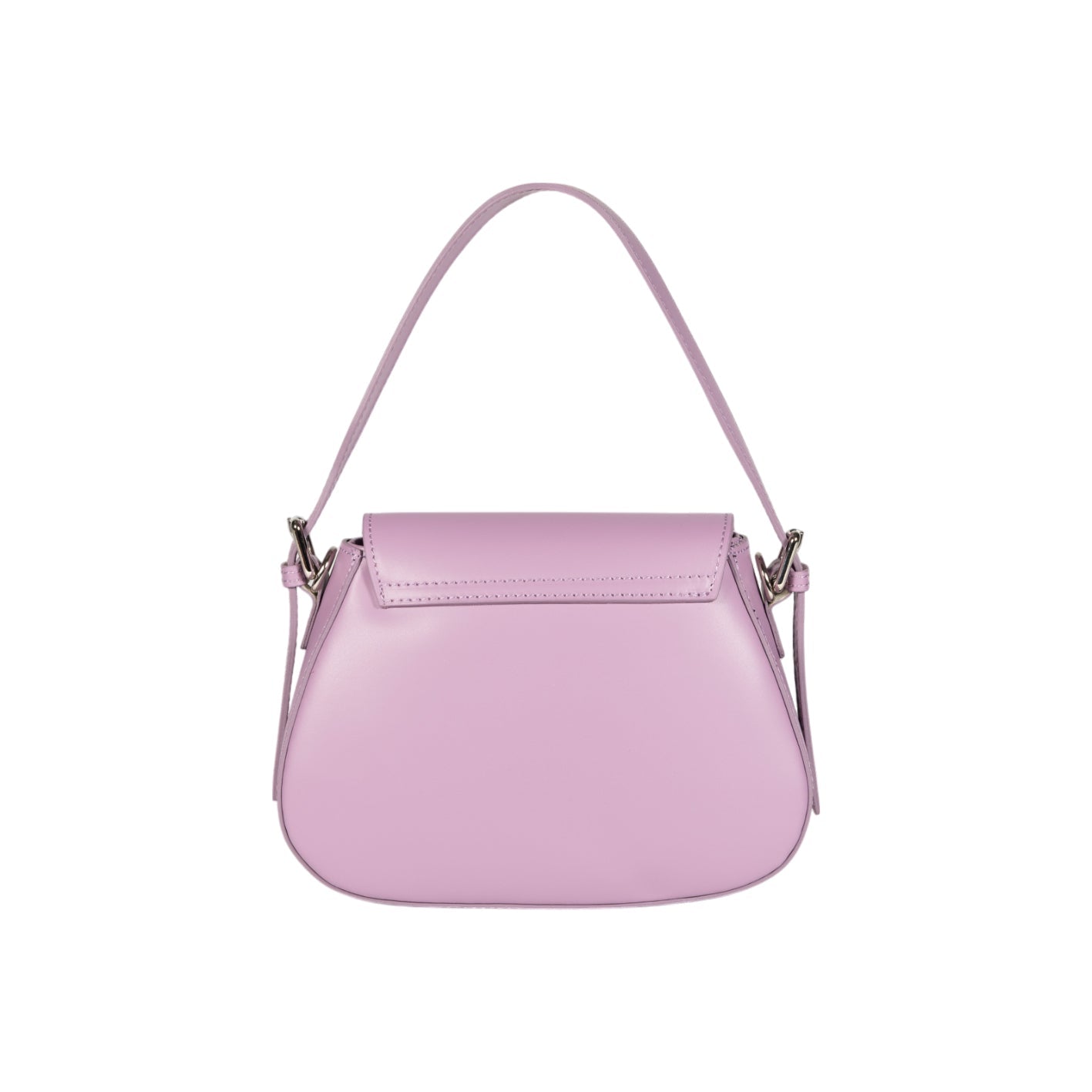 Women’s Shoulder Bag EMMA with Flap in Genuine Leather – Made in Italy