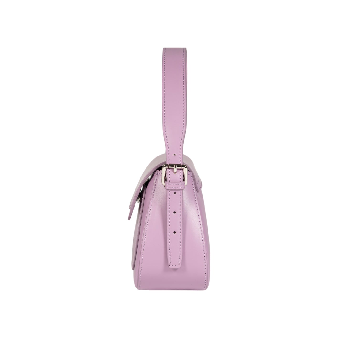 Women’s Shoulder Bag EMMA with Flap in Genuine Leather – Made in Italy