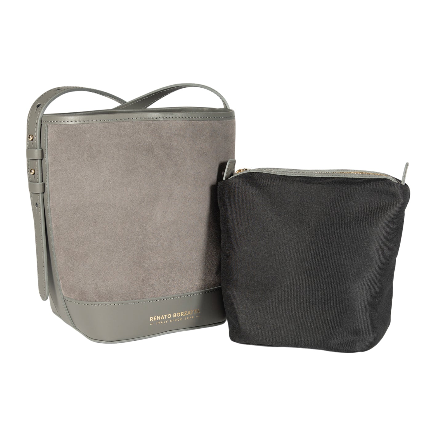Women’s Bucket Bag BRENDA in Genuine Leather – Made in Italy