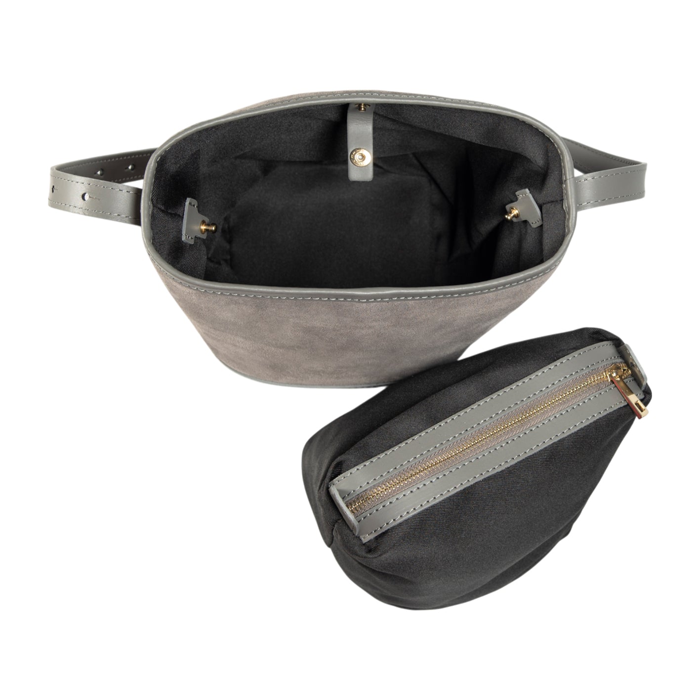 Women’s Bucket Bag BRENDA in Genuine Leather – Made in Italy