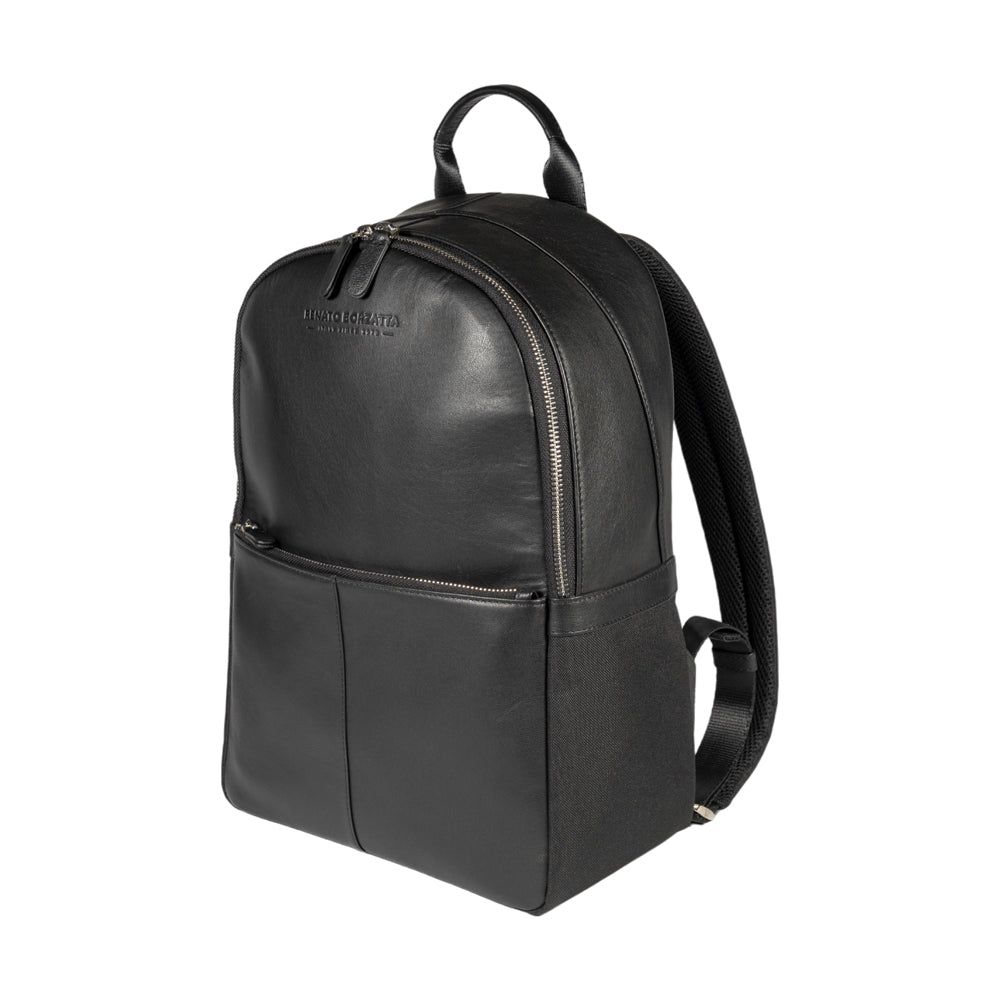 Netbook/Tablet Backpack – Nylon & Genuine Leather