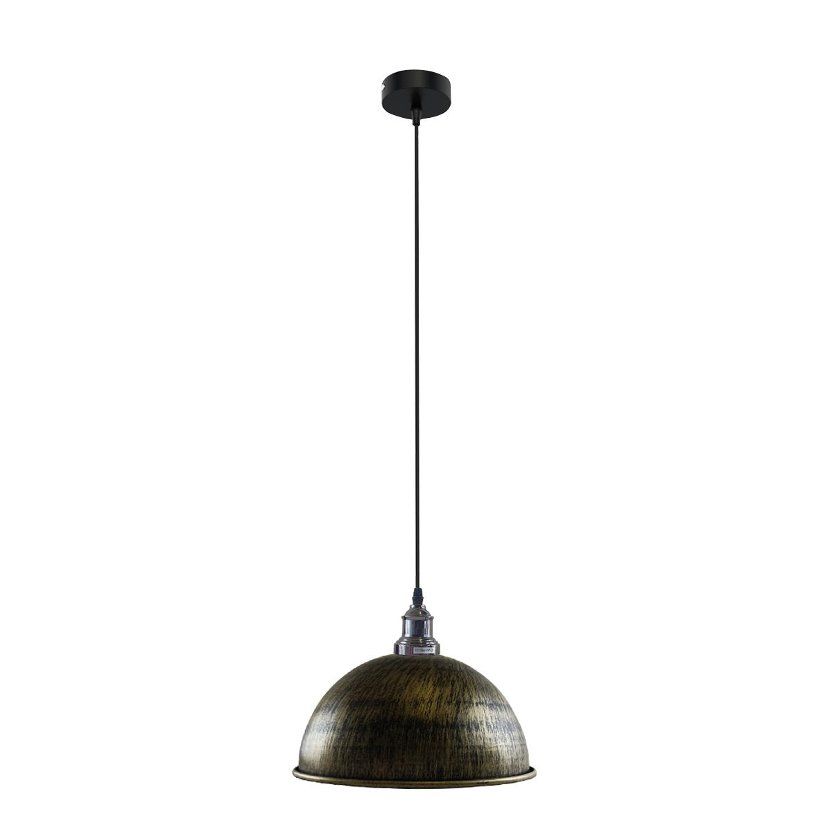 Retro Industrial Ceiling E27 Hanging Pendant Light Shade Brushed