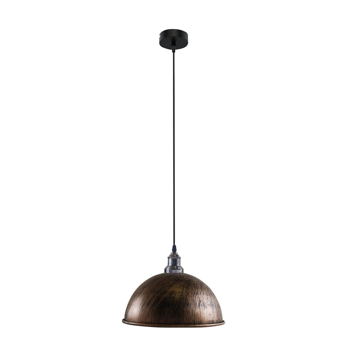 Retro Industrial Ceiling E27 Hanging Pendant Light Shade Brushed
