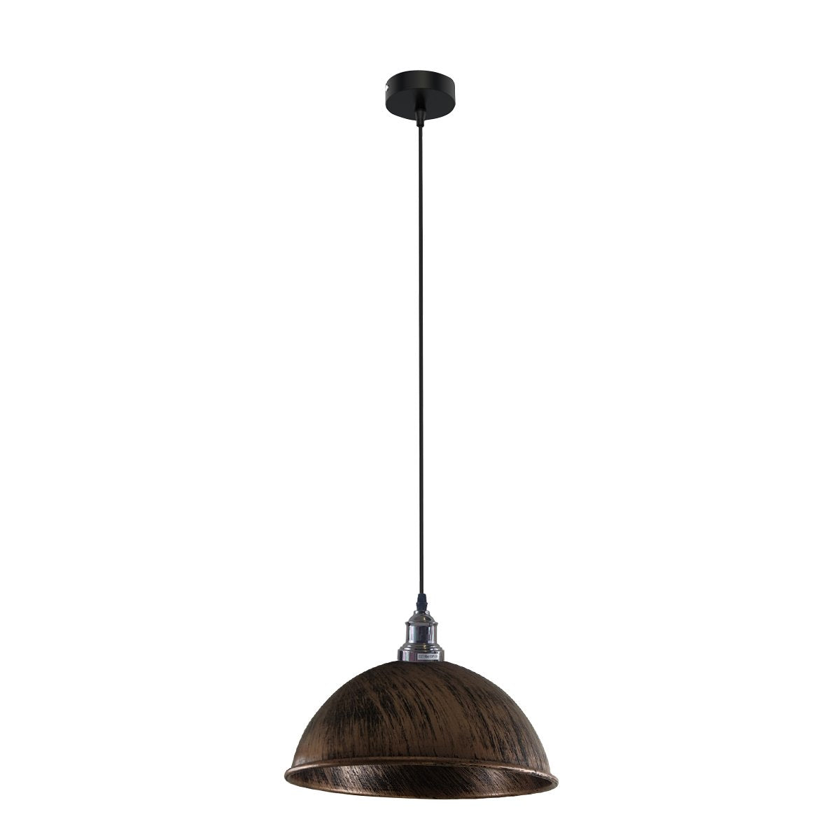 Retro Industrial Ceiling E27 Hanging Pendant Light Shade Brushed