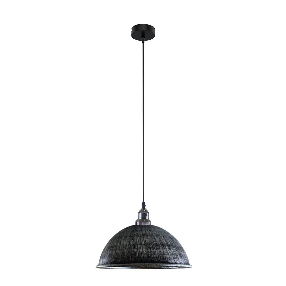 Retro Industrial Ceiling E27 Hanging Pendant Light Shade Brushed