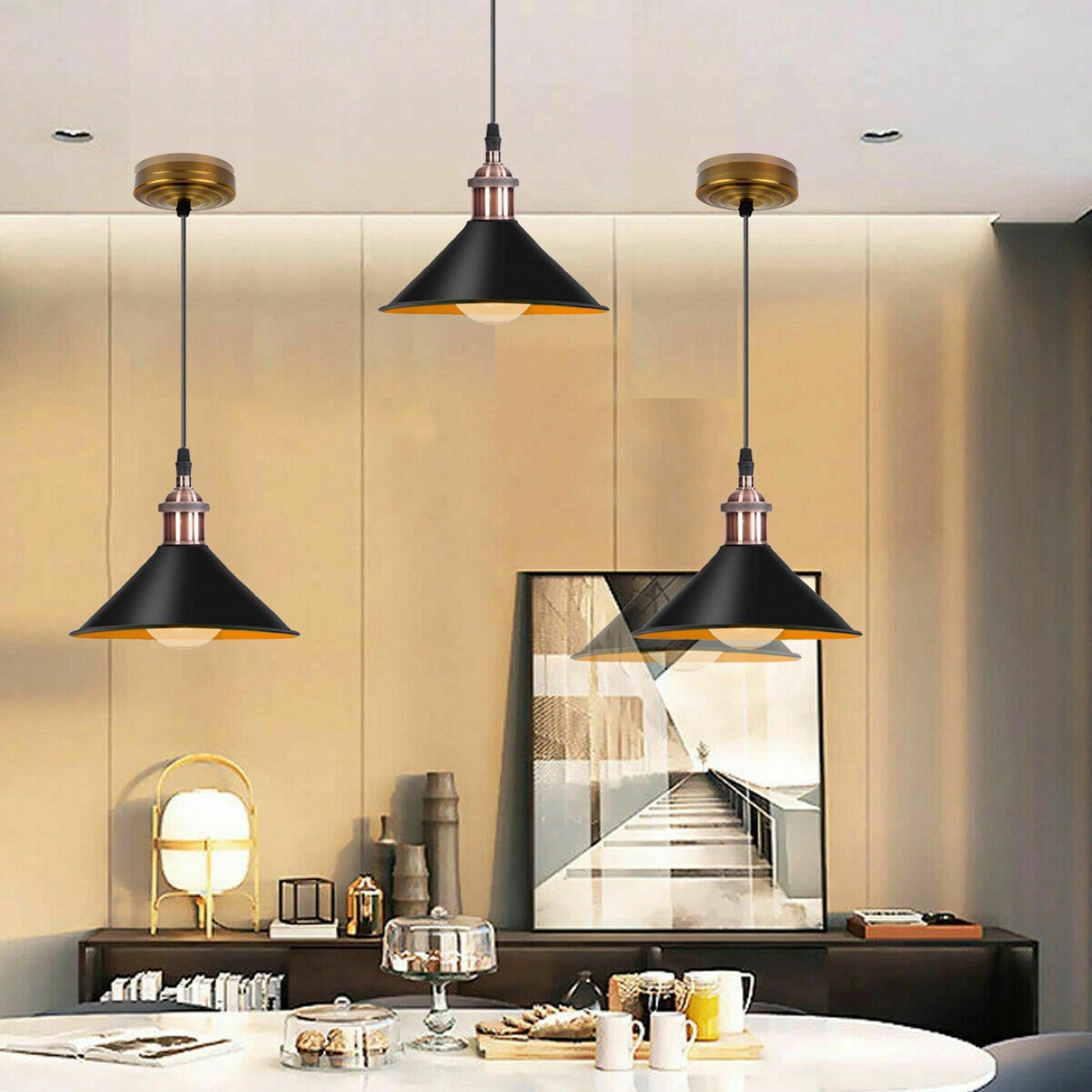 Shop Matte Black Pendant Light UK ~1511