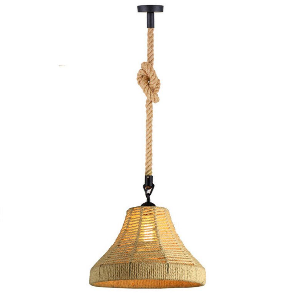 Industrial Hemp Metal Ceiling Lamp Edison E27 Loft Retro Style~2713