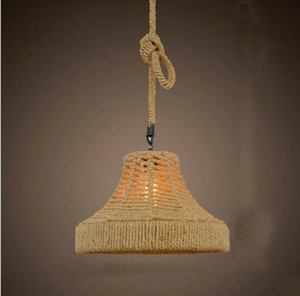 Industrial Hemp Metal Ceiling Lamp Edison E27 Loft Retro Style~2713