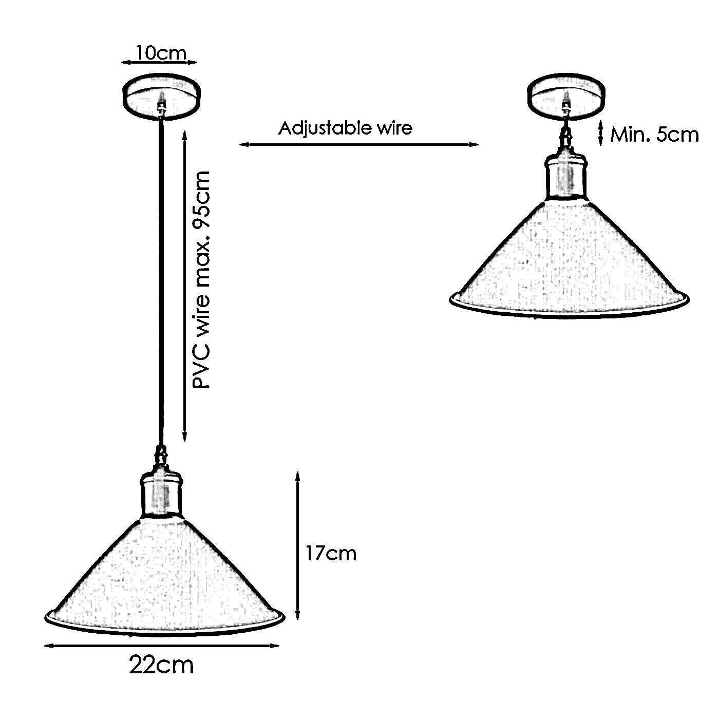 Green Pendant Lamp Industrial style Decorative Ceiling lamp~1538