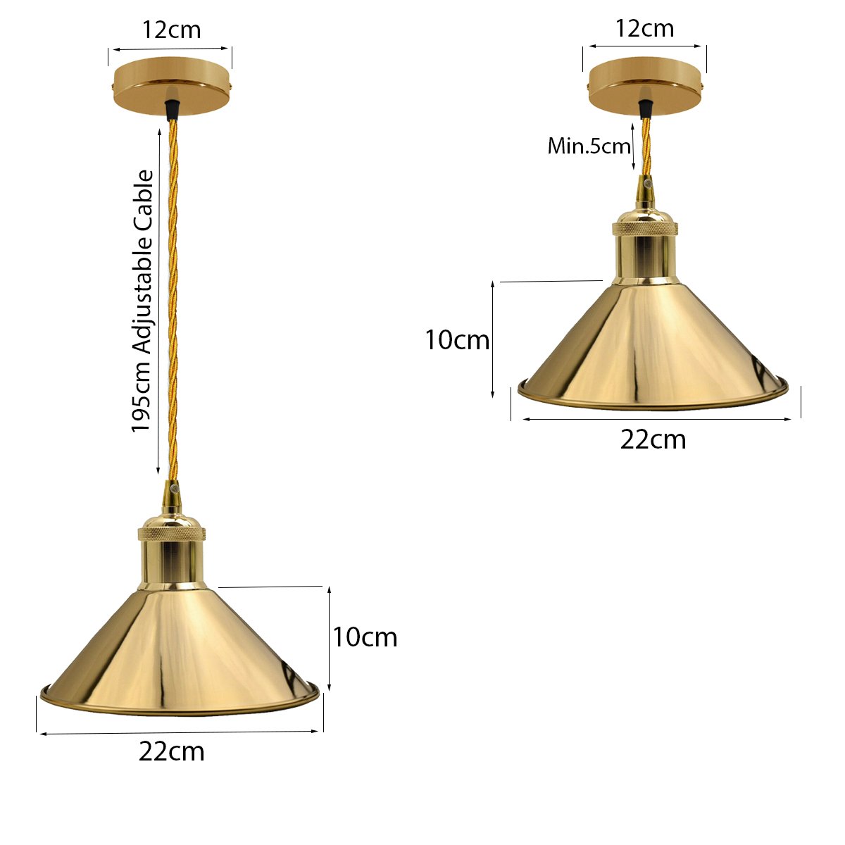 Pendant Lights In French Gold Golden Hanging Lights~1520