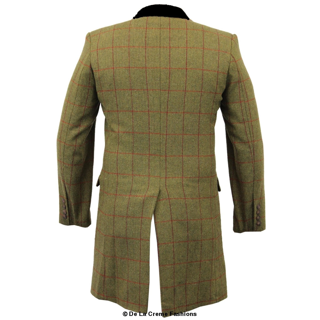 MAN Check Design Retro Mod Coat