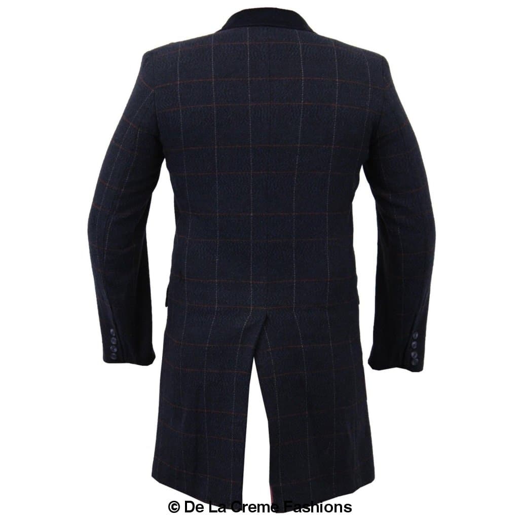 MAN Check Design Retro Mod Coat