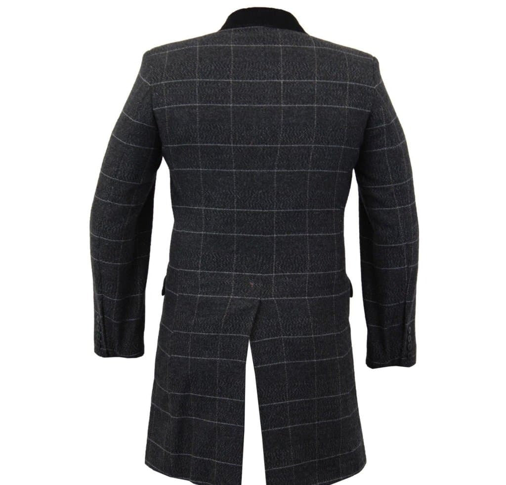 MAN Check Design Retro Mod Coat