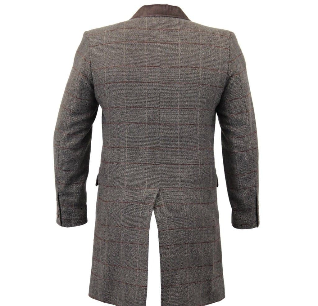 MAN Check Design Retro Mod Coat