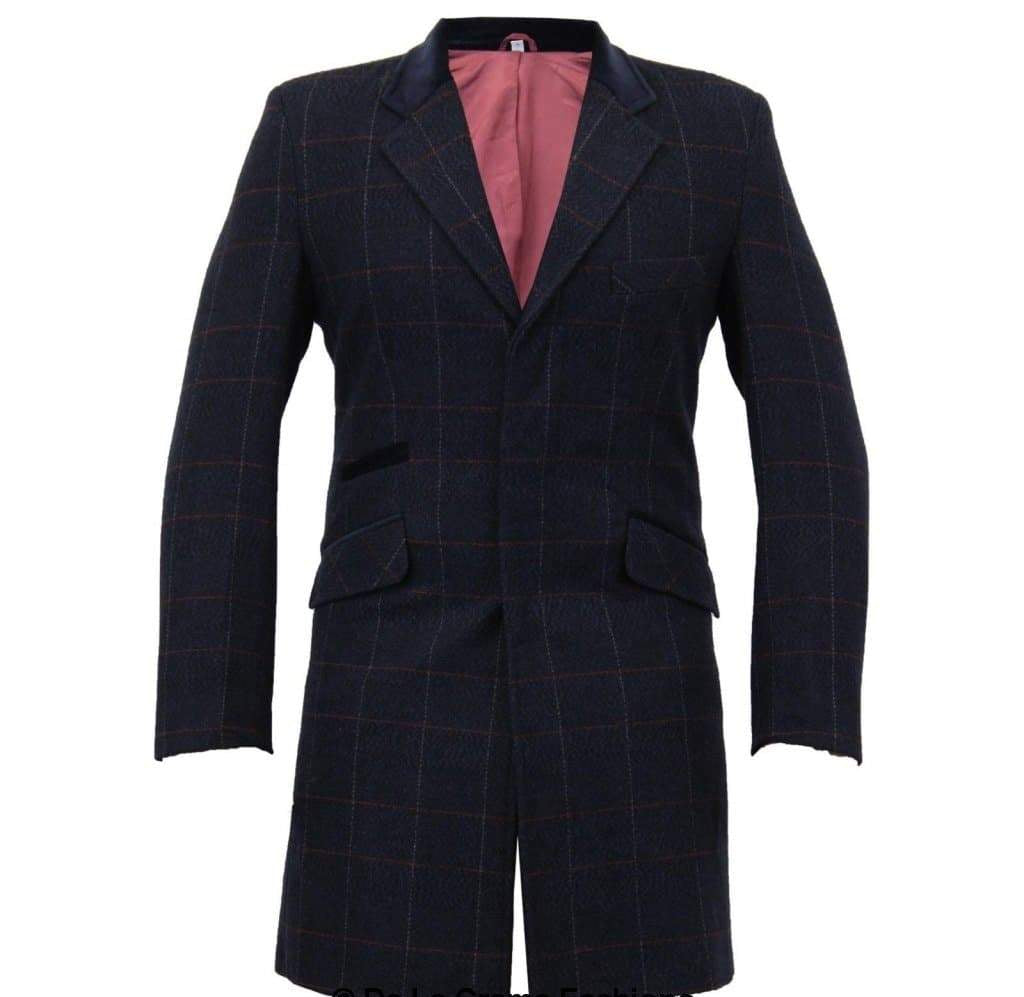 MAN Check Design Retro Mod Coat