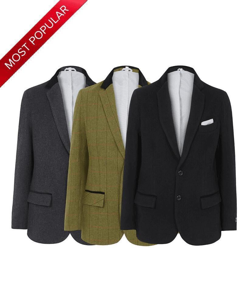 Wool Blend Velvet Trim Formal/Casual Blazer