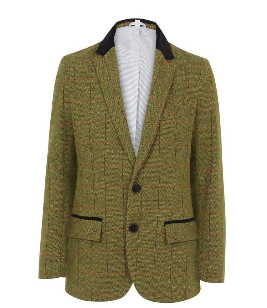 Wool Blend Velvet Trim Formal/Casual Blazer