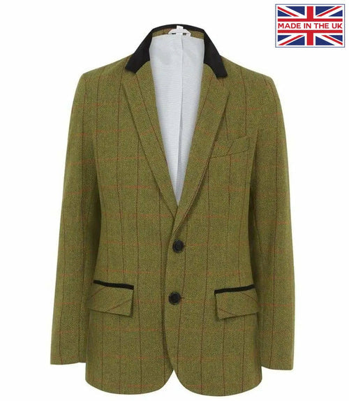 Wool Blend Velvet Trim Formal/Casual Blazer