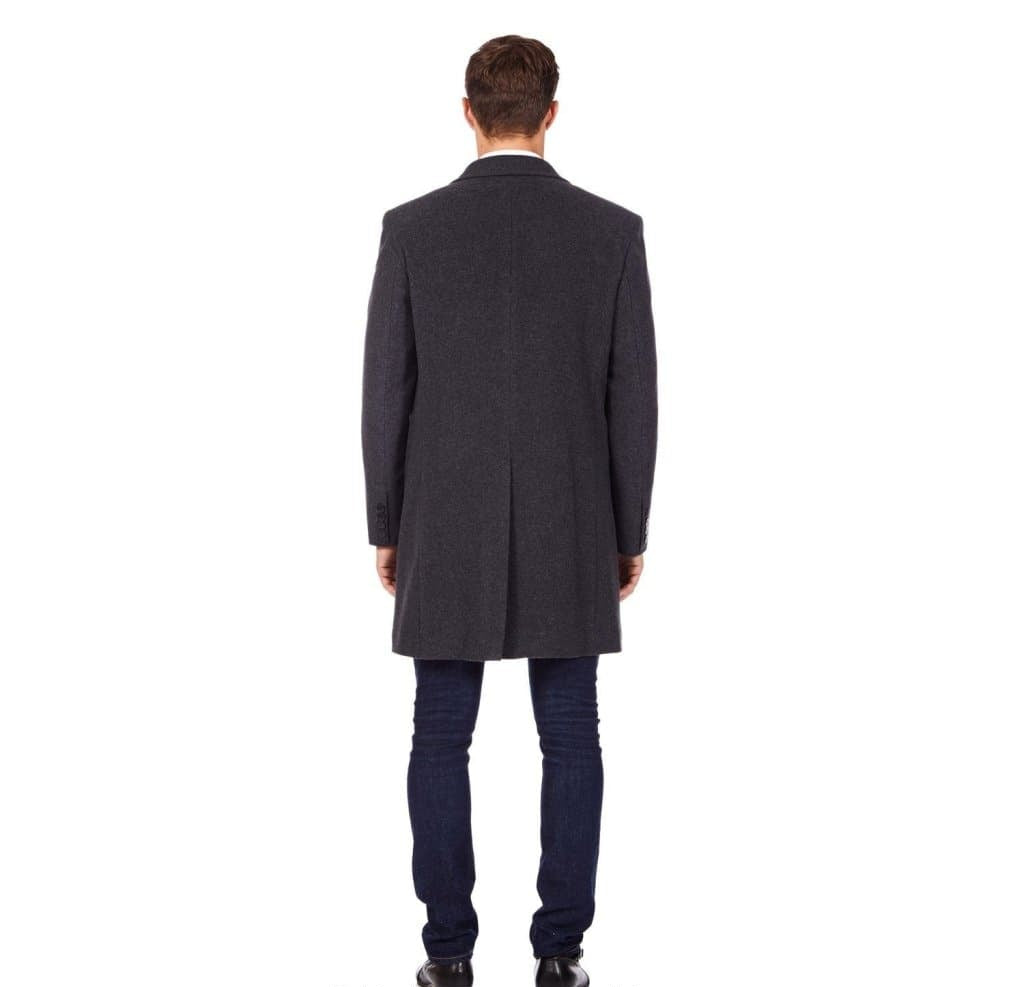 Men's Wool Blend Double Breasted Overcoat