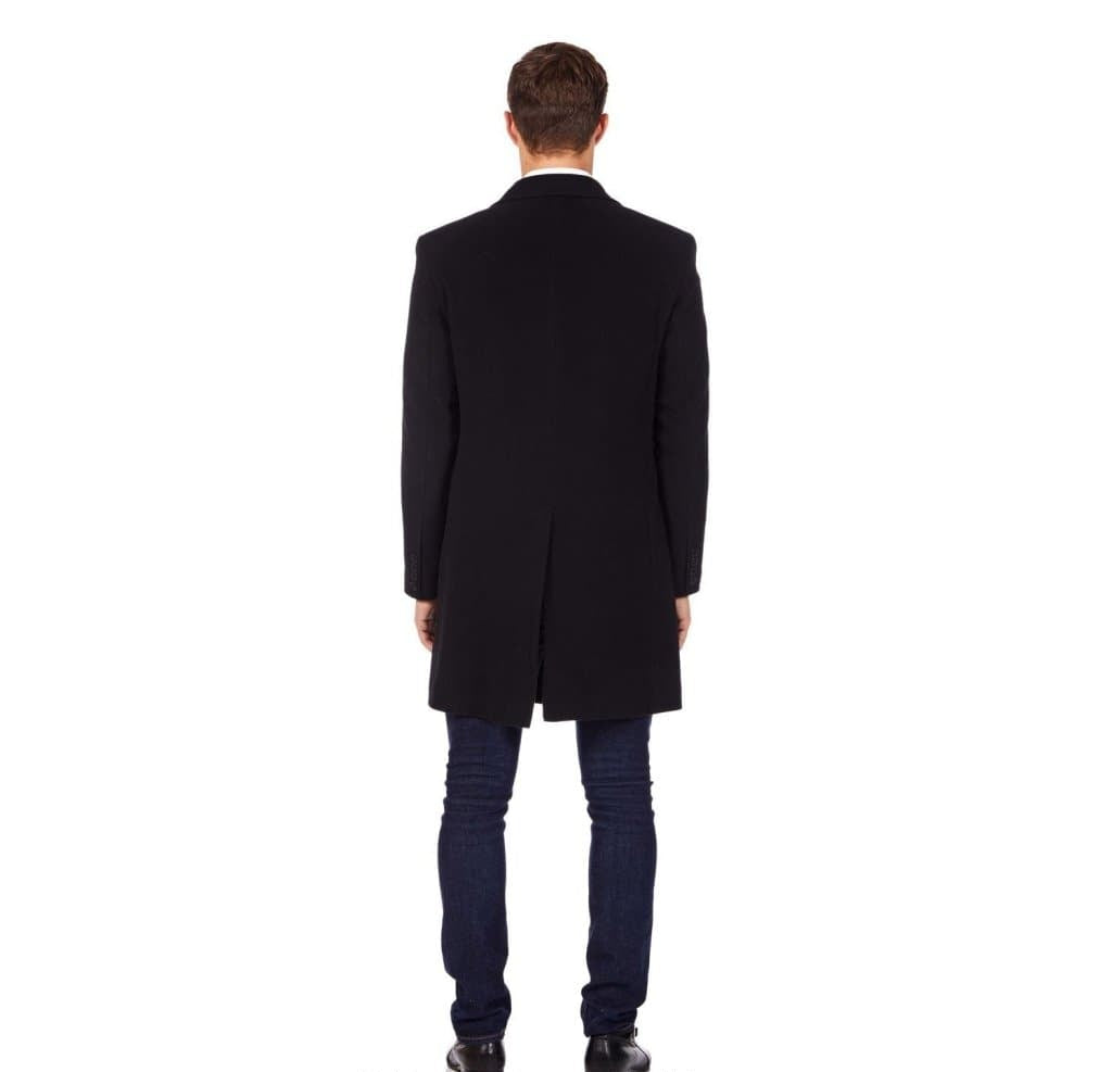Men's Wool Blend Double Breasted Overcoat