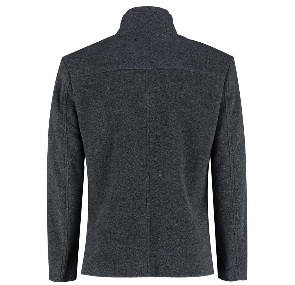 Men's Wool Blend Double Breasted Short Reefer Coat