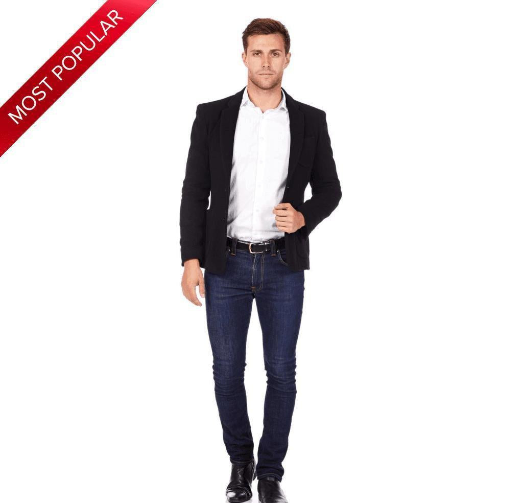 Mens Wool Blend Blazer