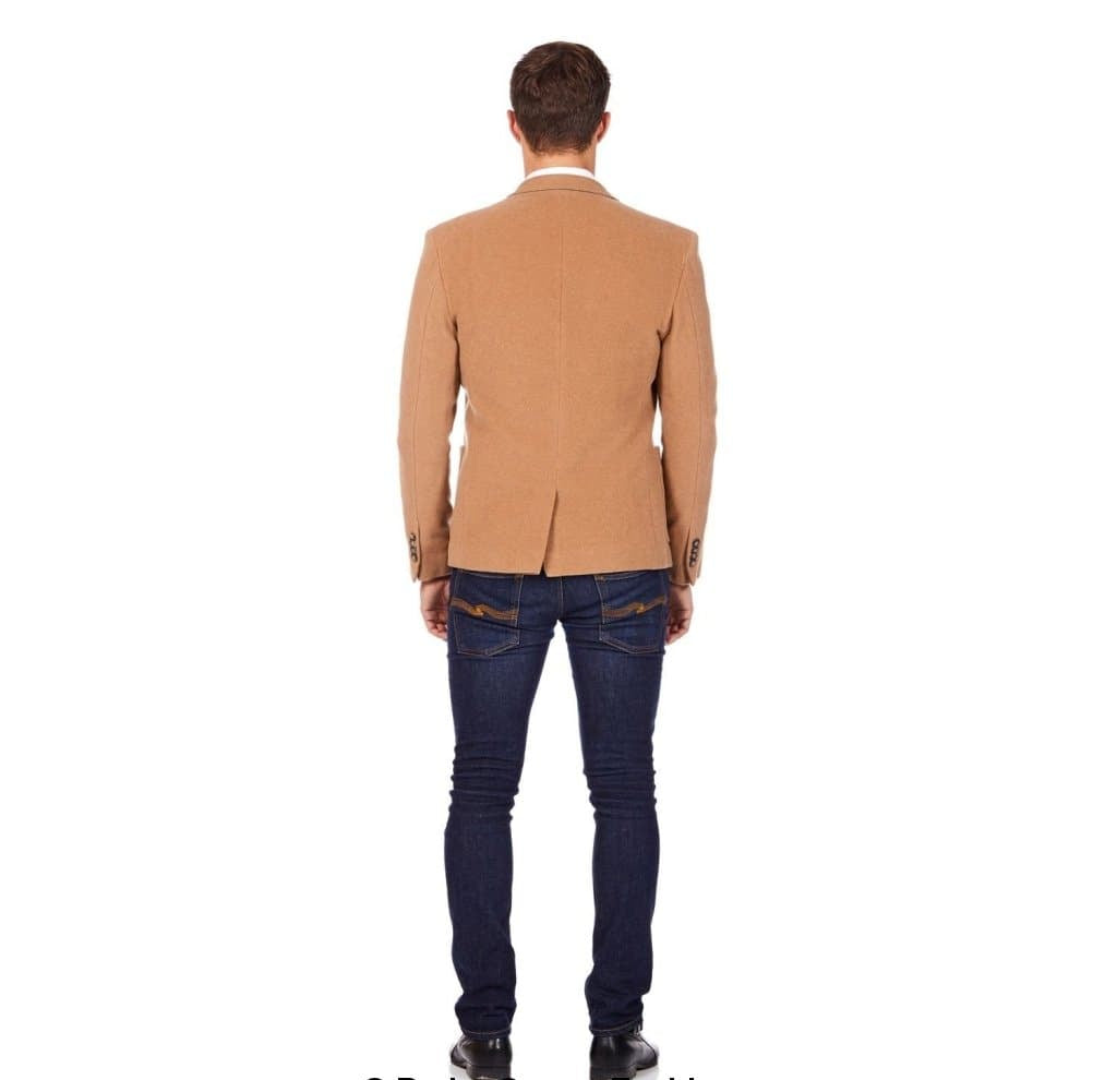 Mens Wool Blend Blazer