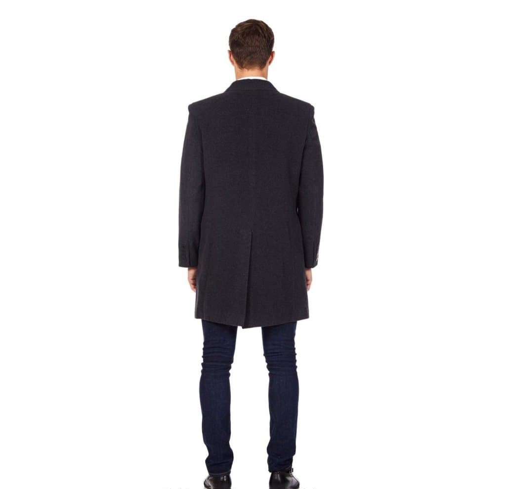 Wool Blend Single Breasted Retro Mod Coat
